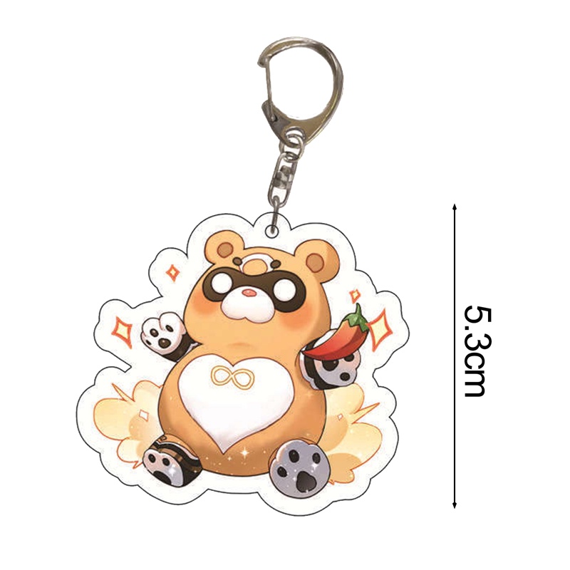 Tmdbyx Móc Khóa Nhựa Acrylic Hình Nhân Vật Trong Game Venti Tartaglia Mona