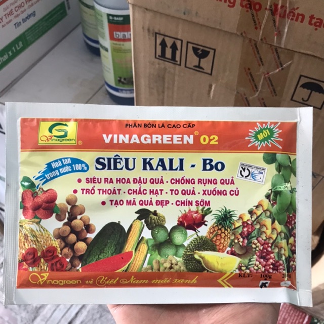 Siêu kali -Bo chuyên dùng cho hoa & cây ăn trái (100g/1 gói)