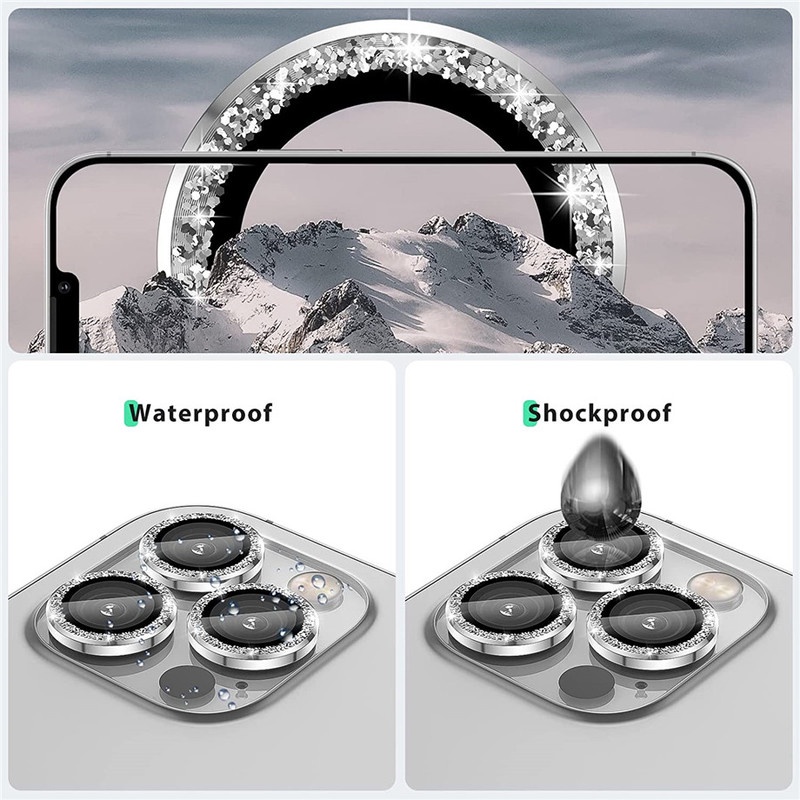 Vòng Bảo Vệ camera Sau Bằng Kim Loại Cho iphone 15 14 13 12 11 pro max 15 14 plus