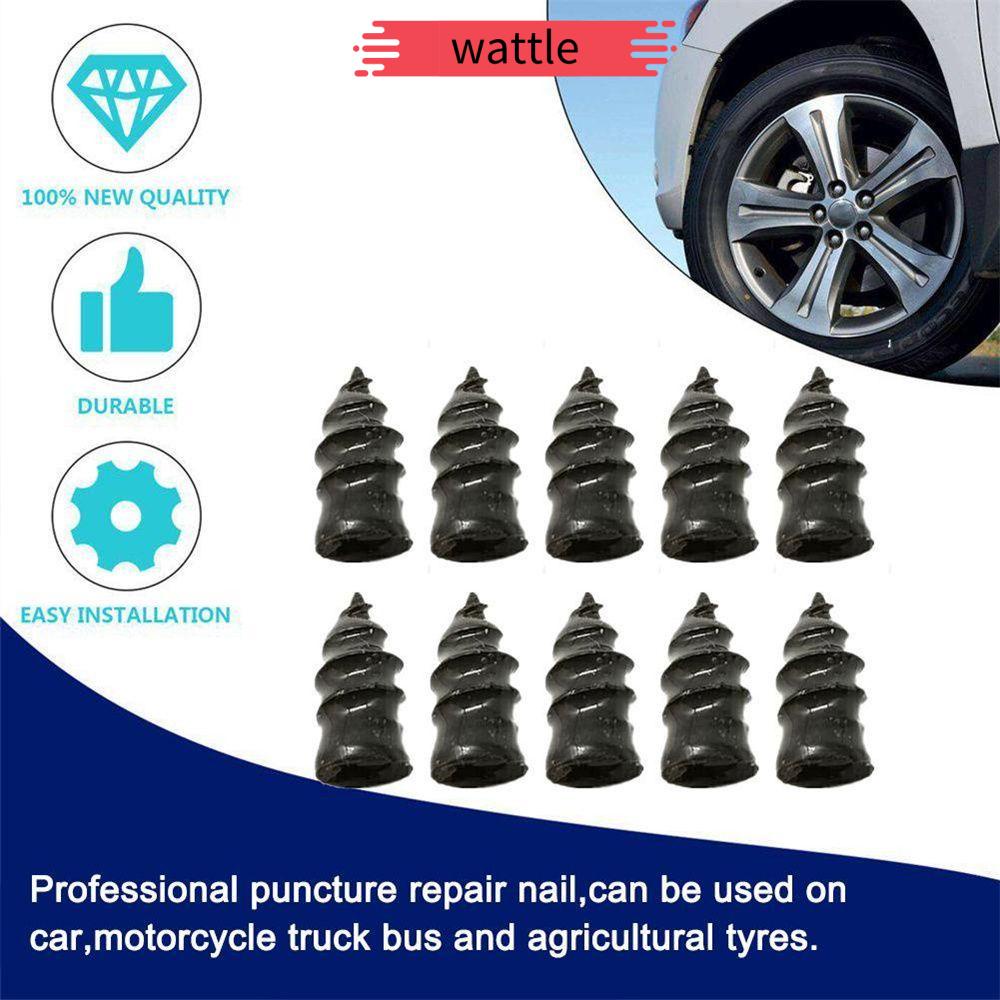 Bộ 100 phụ kiện cao su sửa chữa lốp xe không cần đục lỗ tiện lợi