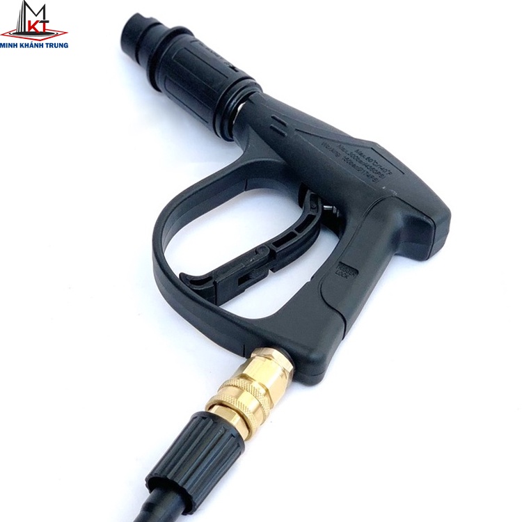 Khớp Nối Nhanh Máy Rửa Xe Ren 22mm, Chống xoắn dây - Tháo lắp nhanh