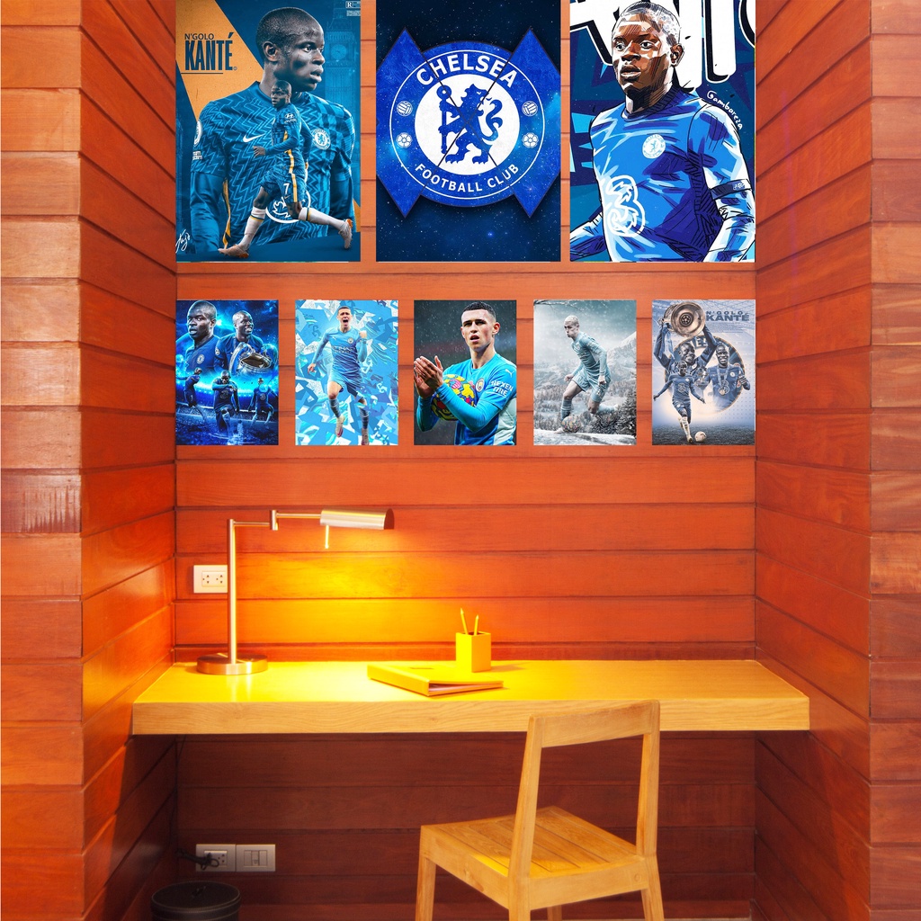 Poster Ngolo Kante, Ảnh Dán Tường Ngolo Kante Cực Đẹp, Poster Bóng Đá Có In Theo Yêu Cầu