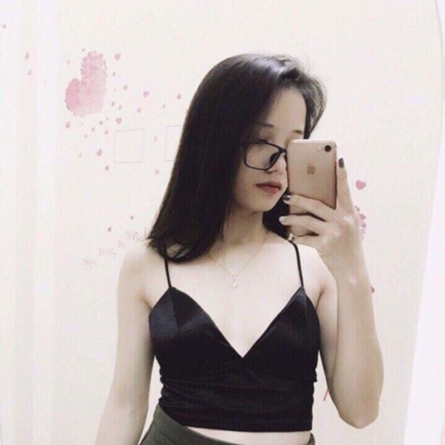 ÁO HAI DÂY SATIN LỤA( có 2 loại có móc và chun)