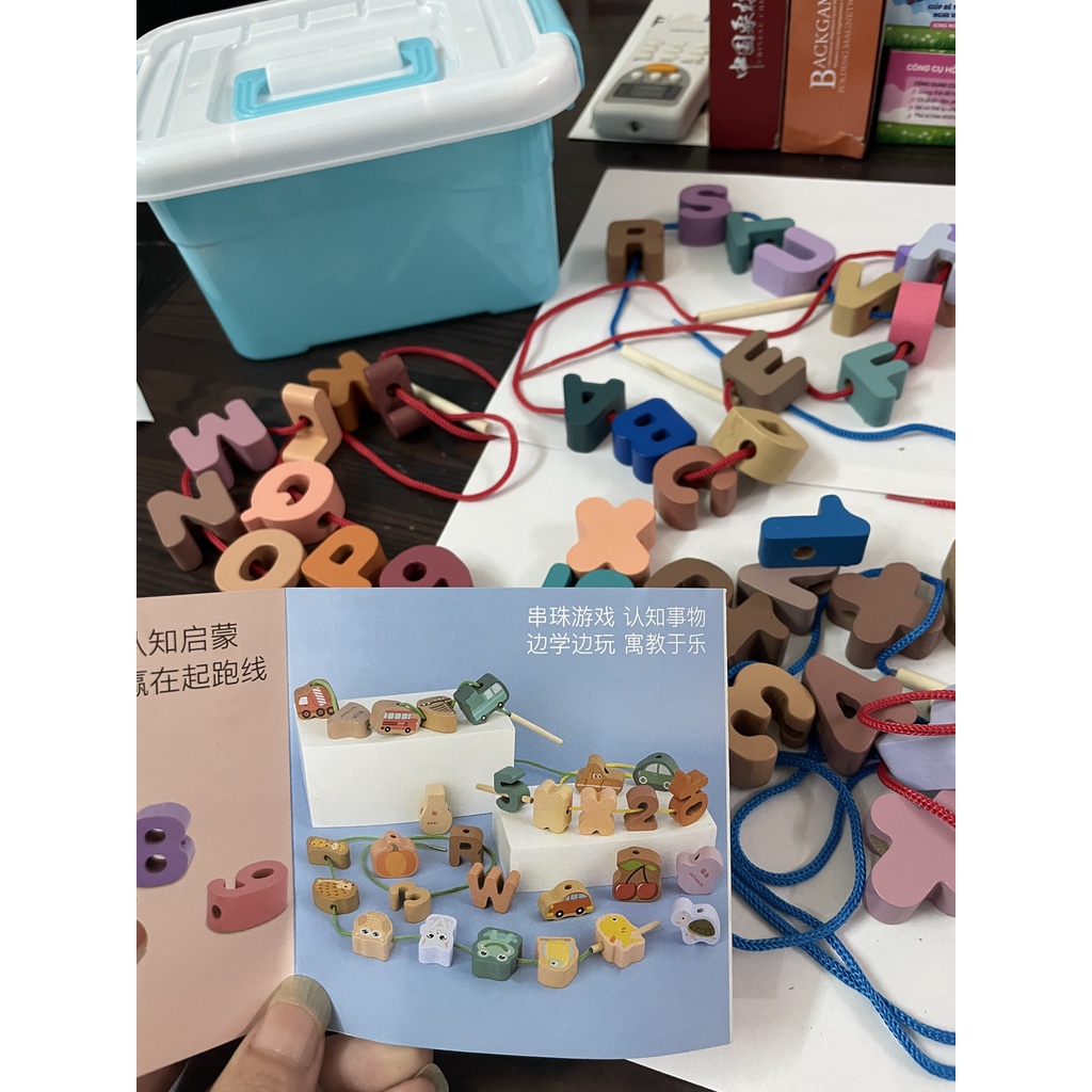 Hộp Bảng Chữ Cái, Số Đếm 41 Chi Tiết Giúp Bé Vui Chơi, Học Tập, Ghi Nhớ Bảng Chữ Cái Sớm Hơn