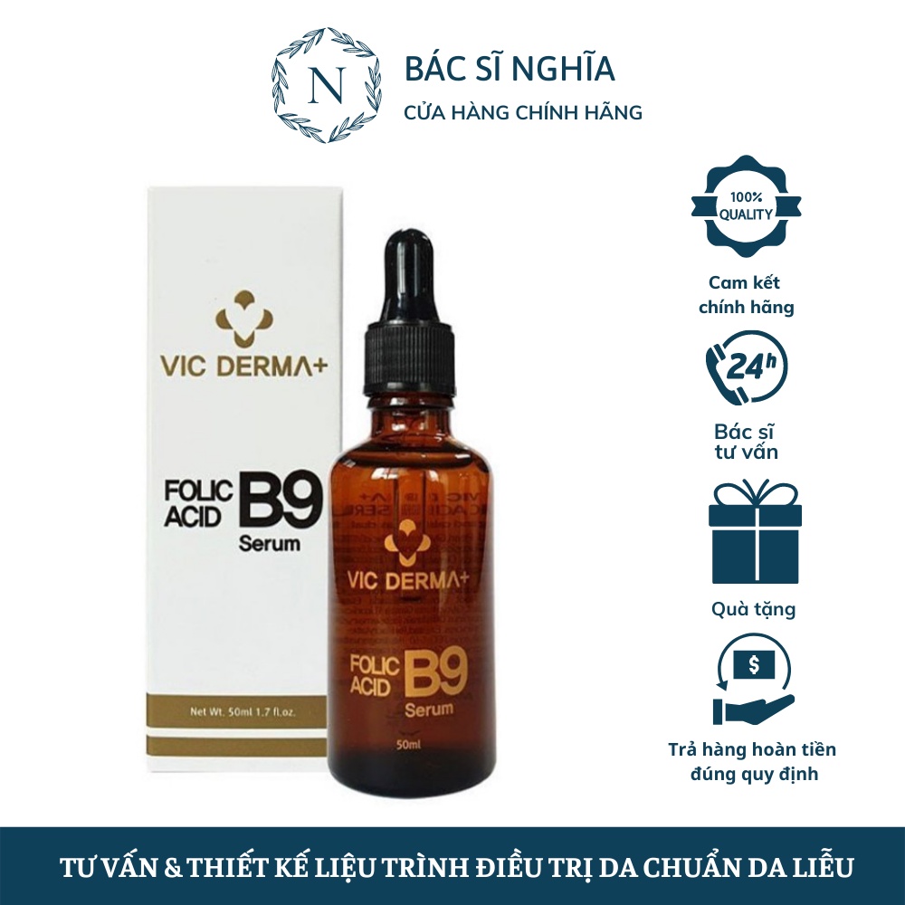 Serum B9 Vic Derma Folic Acid Phục Hồi Trẻ Hóa Vicderma - Bác Sĩ Nghĩa