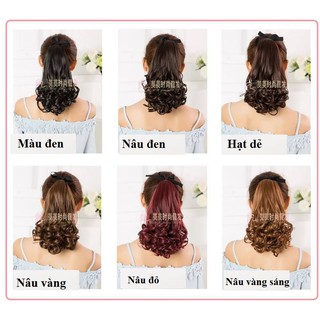 Tóc Giả Cột Xoăn Đuôi