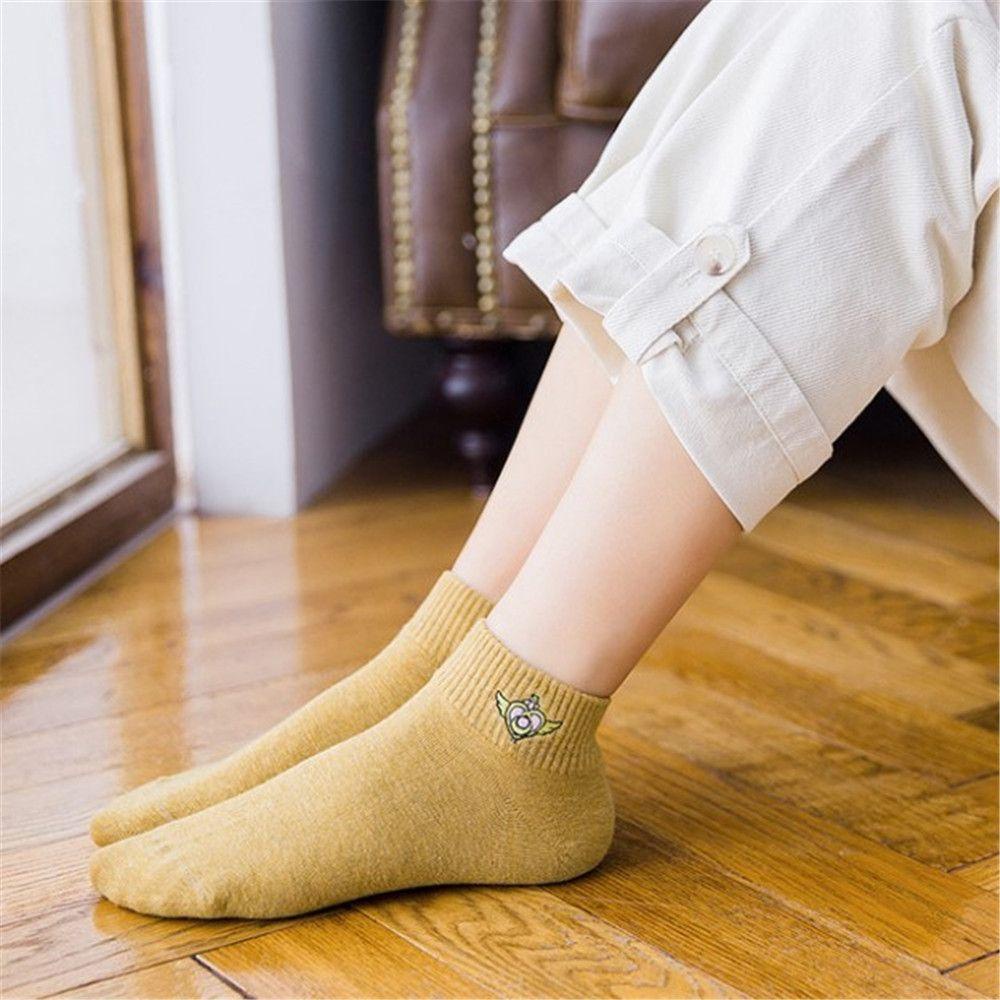 Okdeals Tất Ngắn Nữ ​ Áo Cotton Kiểu Hàn Quốc Thiết Kế Mới Đáng Yêu Cho Nữ