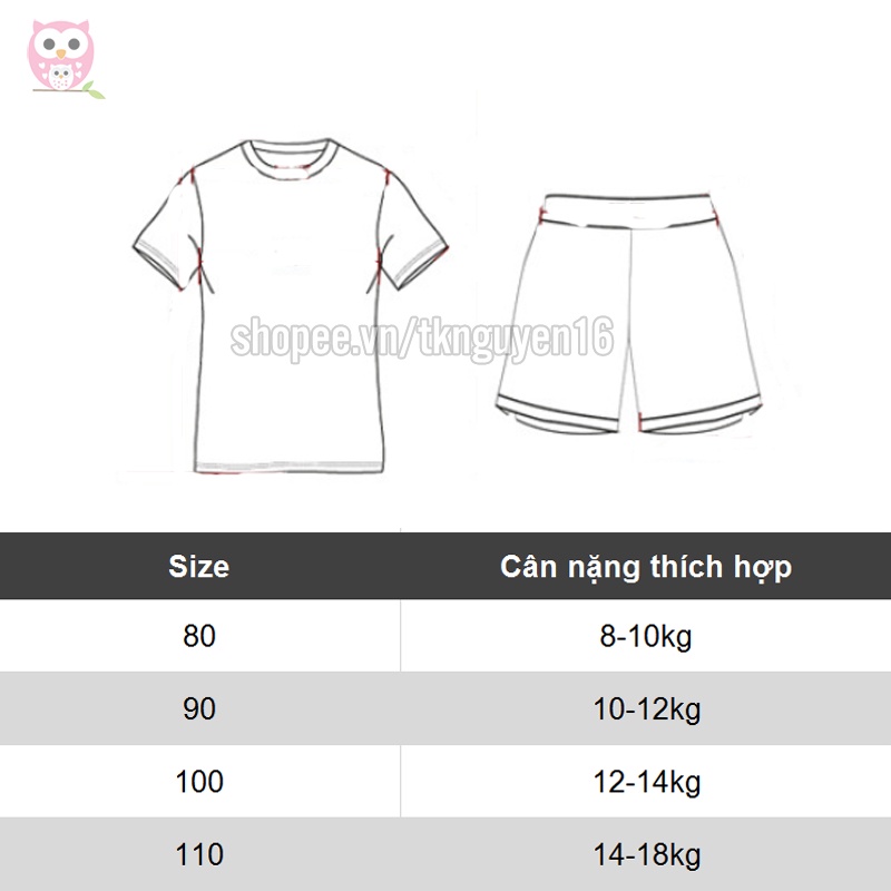 Quần áo mùa hè cho bé gái, set áo balo vải cotton thoáng mát