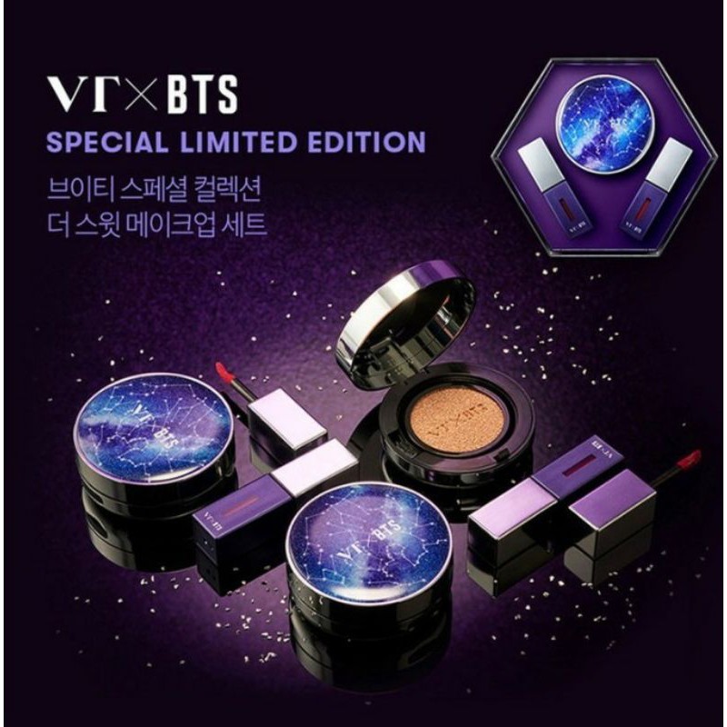 Bộ Trang Điểm VT X BTS, The Sweet Special Edition Set Gồm Cuhsion Và 2 Son Tint | BigBuy360 - bigbuy360.vn