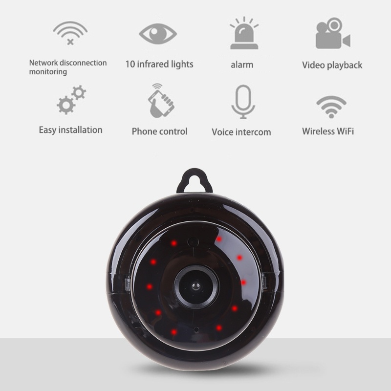 Camera Giám Sát Chuyển Động Hồng Ngoại WIFI Phích Cắm US / UK / EU