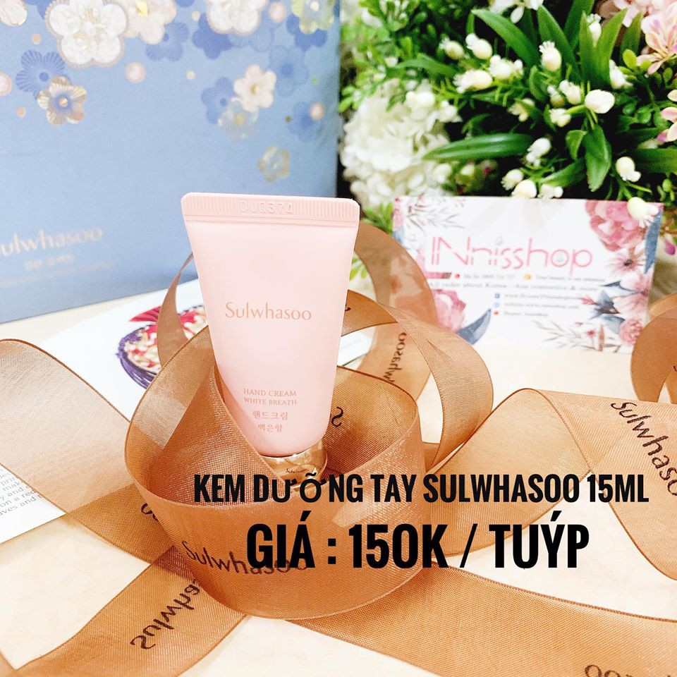 Kem dưỡng tay Sulwhasoo hand cream 15ml