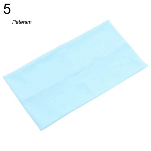 Băng Đô Vải Rộng Co Giãn Màu Trơn Cho Nữ