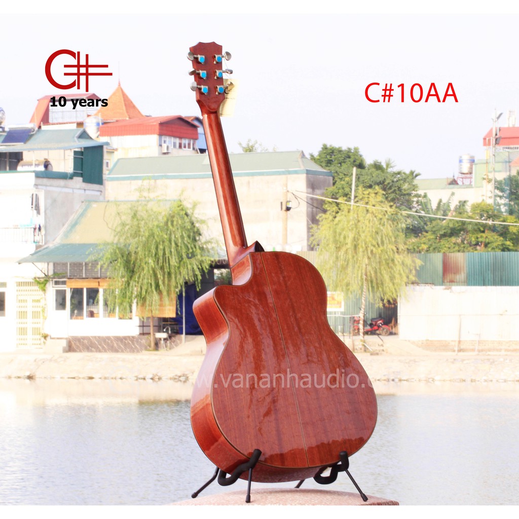 Đàn Guitar Aucostic C#10AA (TẶNG : Bao da, Capo, Phím gảy)