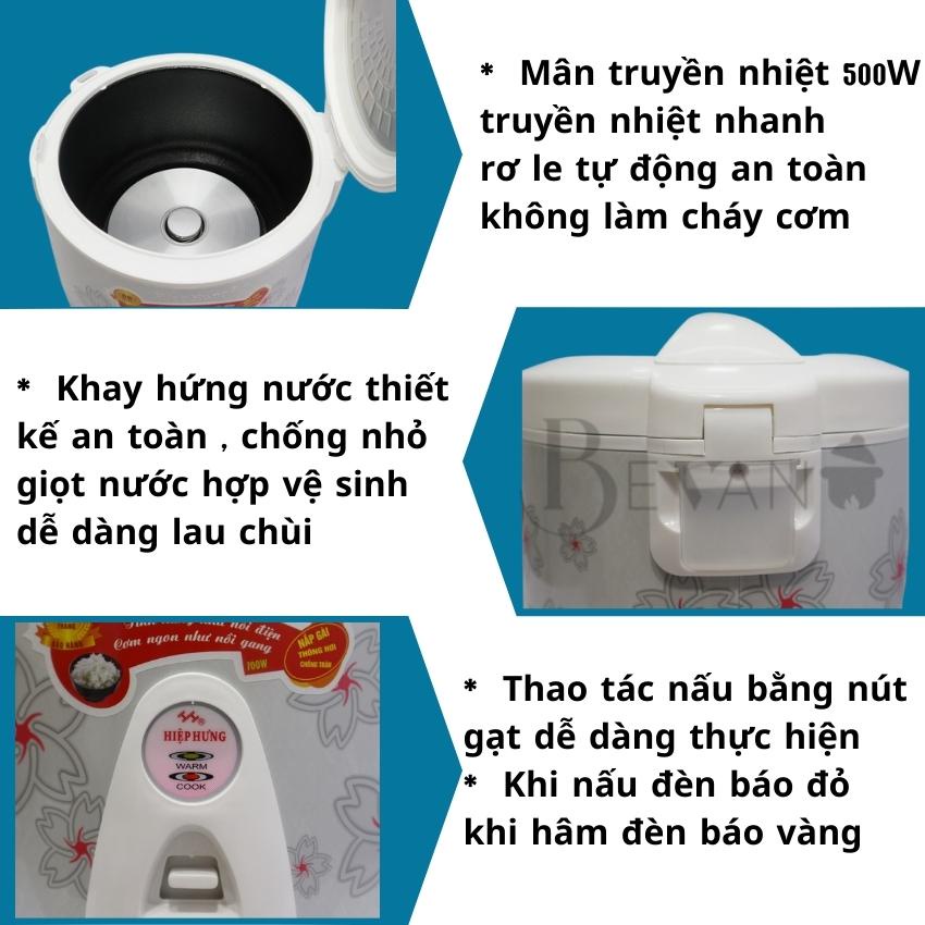 Nồi Cơm Điện Chống Dính Hiệp Hưng HH-701 BEVANO , Nồi Cơm Dung Tích 1.8 Lít Hàng Chính Hãng, Uy Tín, Giá Rẻ