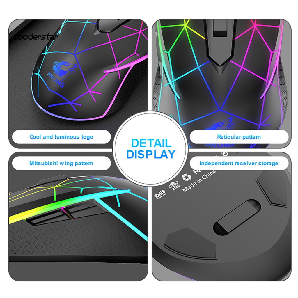 Chuột Không Dây X9 2.4G Chống Trượt Cho Game Thủ