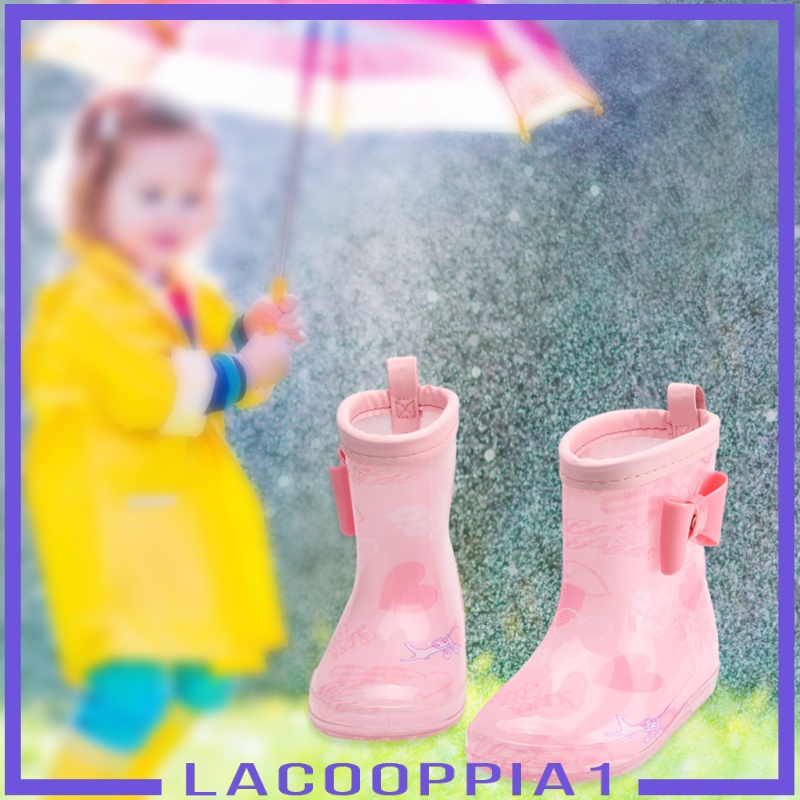 [LACOOPPIA1] PVC Waterproof Rain Boot Breathable Durable Easy-on