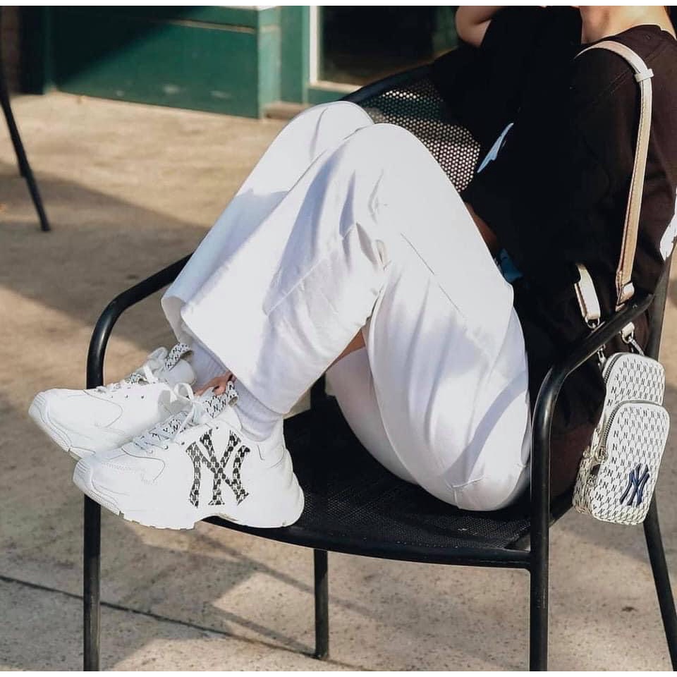Giày MLB Bigball Chunky Mono LT New York Yankees - Giày sneaker MLB nam nữ chính hãng
