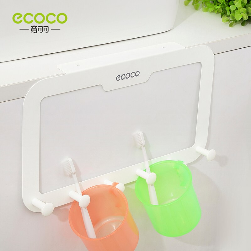 Móc treo ECOCO gắn trên cửa/tủ quần áo/tường sắp xếp gọn gàng cho phòng tắm/nhà bếp