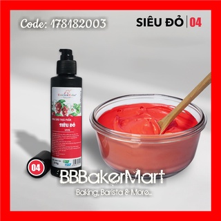 210GR - Màu nước thực phẩm làm bánh UNICORN COLOR - Màu SIÊU ĐỎ (ĐỎ TƯƠI)