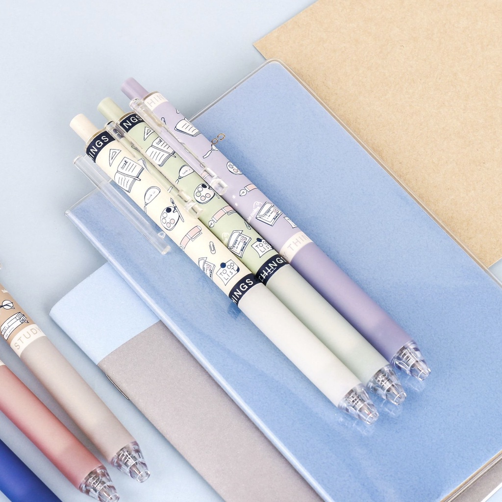 Bút gel mực đen STUDY THINGS