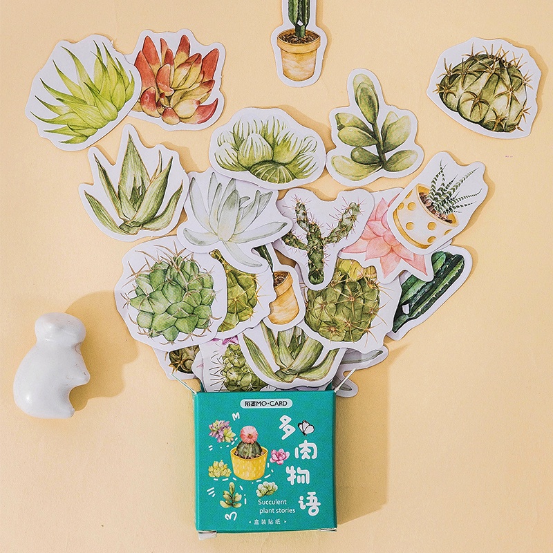 Flowertree Set 45 Sticker Dán Trang Trí Sổ Lưu Niệm
