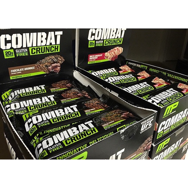 Thanh PROTEIN BAR MP Combat Crunch Lượng Protein Cao - Pure Protein Bar Dinh Dưỡng Thay Thế Bữa Ăn Trước Và Sau Buổi Tập