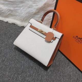 túi HM pha màu size 25 khóa bạc fullbox