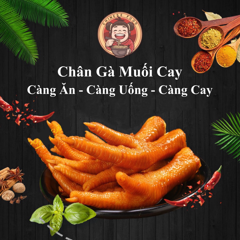 Chân Gà Cay , Chân Gà Muối Cay 32gr