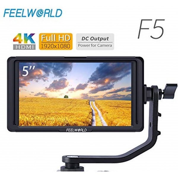 Màn hình Monitor Feelworld F5 IPS (5 inch) dùng cho máy ảnh, máy quay, Mới 100% - Bảo hành 24 tháng
