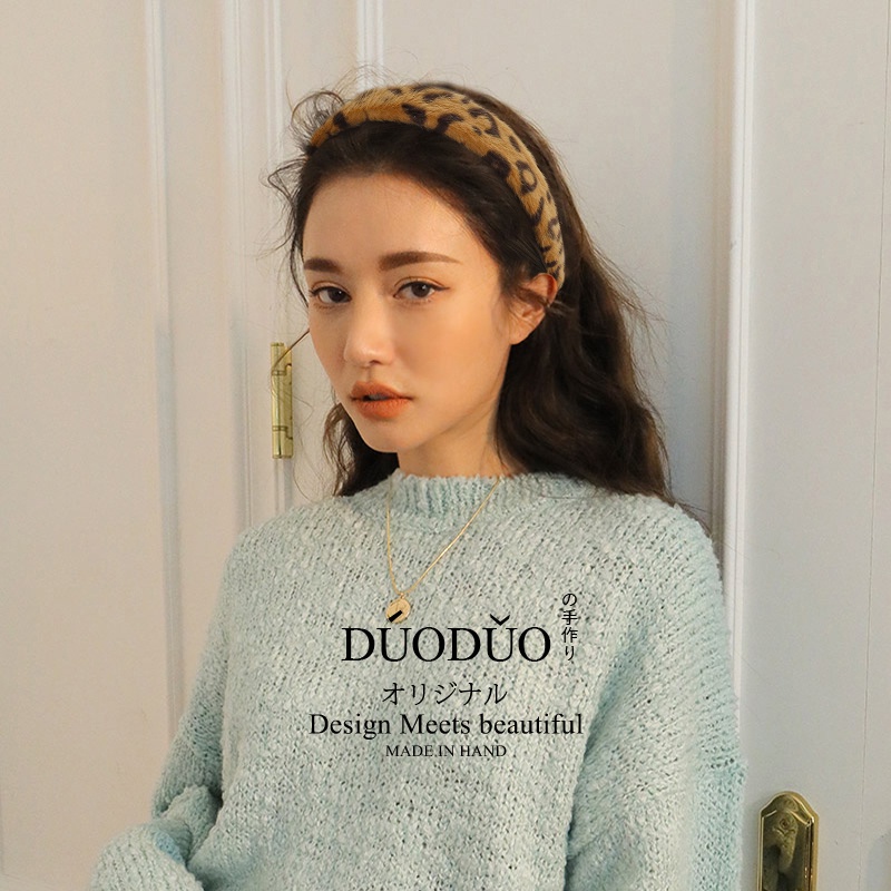 Băng đô họa tiết kẻ sọc thời trang sành điệu cho nữ