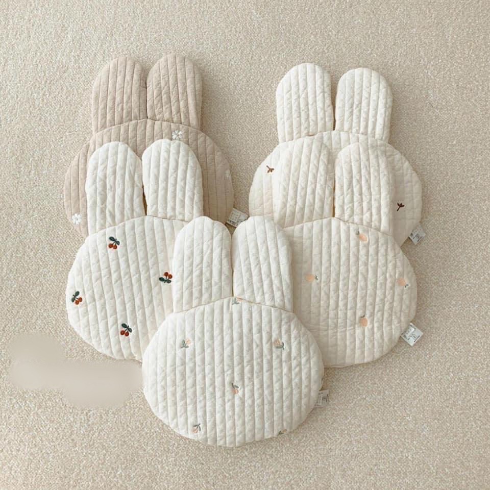 Gối mỏng sơ sinh Dottodot nội địa Hàn Quốc thêu họa tiết