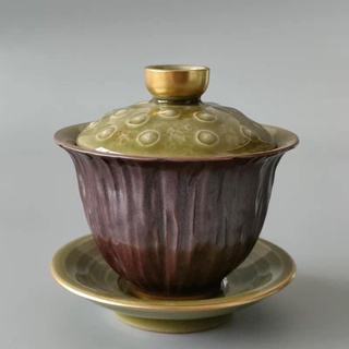 Chén khải nhuỵ hoa sen
