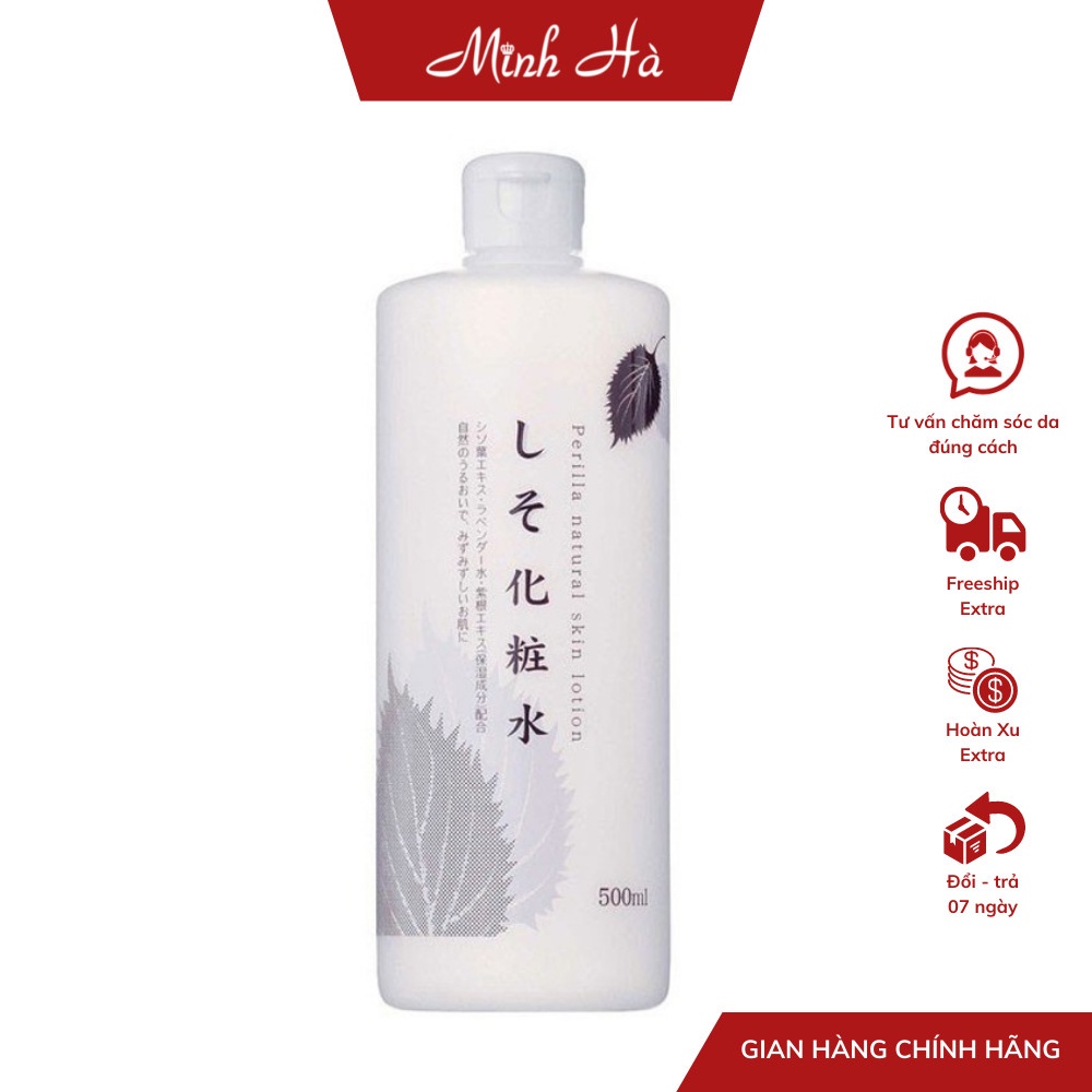 Nước hoa hồng diếp cá Chinoshio Natural Skin Lotion Nhật 500ml dành cho da dầu mụn