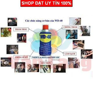 [ GIÁ TỐT NHẤT ] Chai xịt WD 40  xịt chống rỉ, xịt chống ẩm ,xịt bôi trơn 412ml