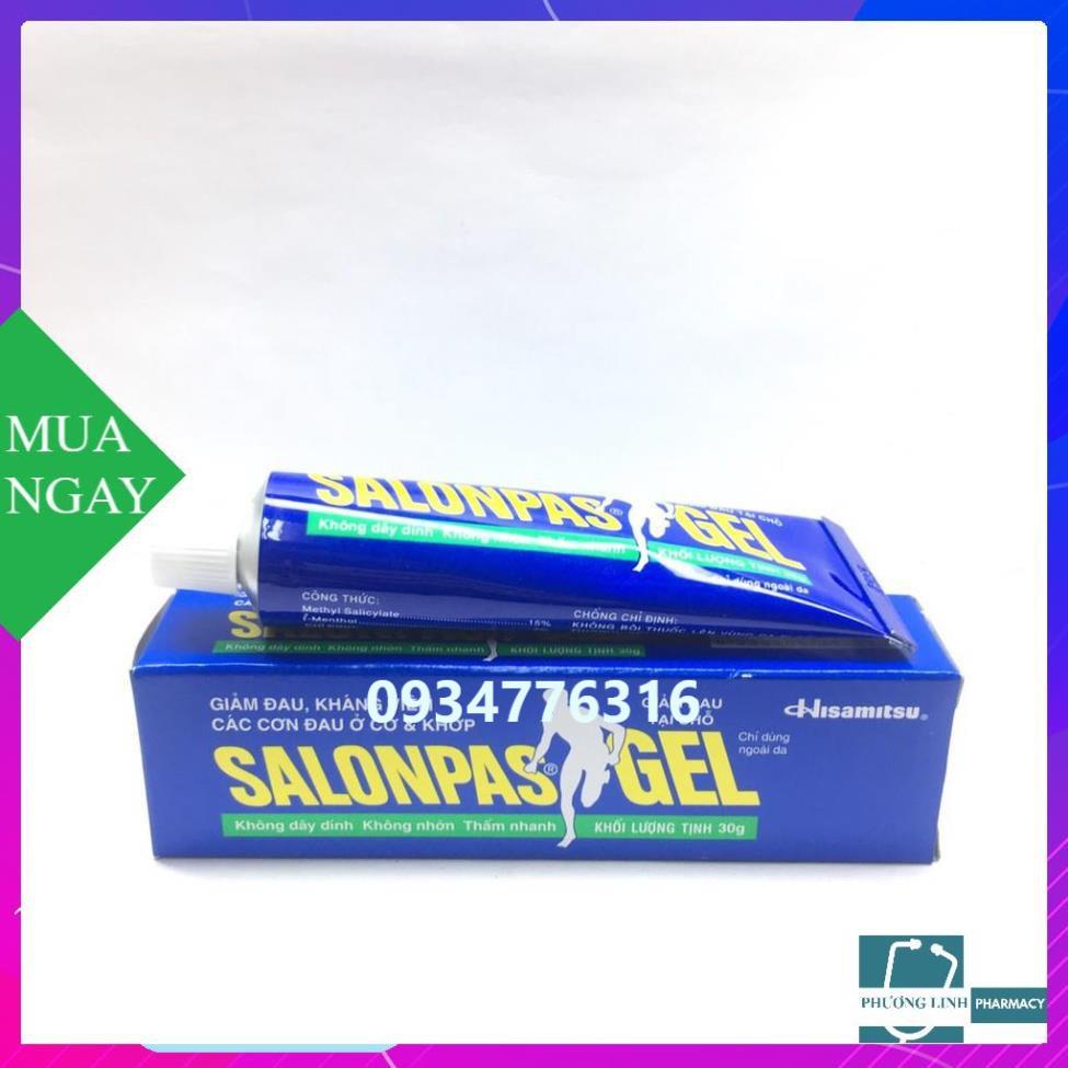 SALONPAS GEL NGƯNG ĐAU TẠI CHỖ