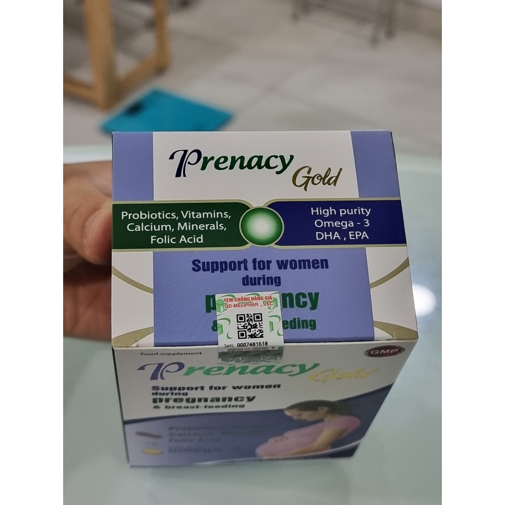 Prenacy Gold - Viên Uống Hỗ Trợ Dinh Dưỡng Cho Bà Bầu