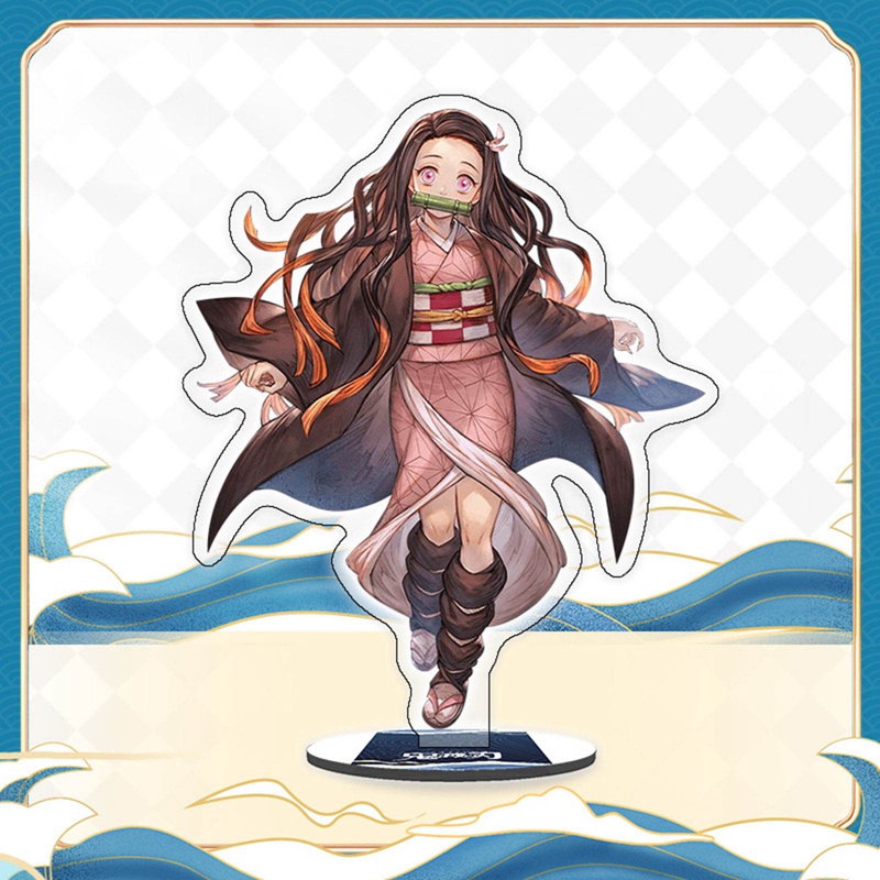 Mô hình đứng hình nhân vật trong kimetsu no yaiba trang trí bàn