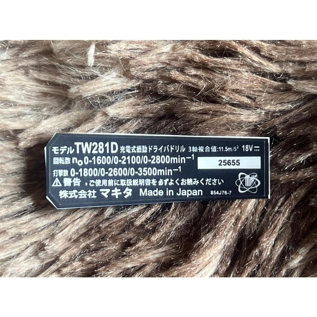 Tem dán MODEL các dòng máy pin Makita 7.2v- 14v -18v