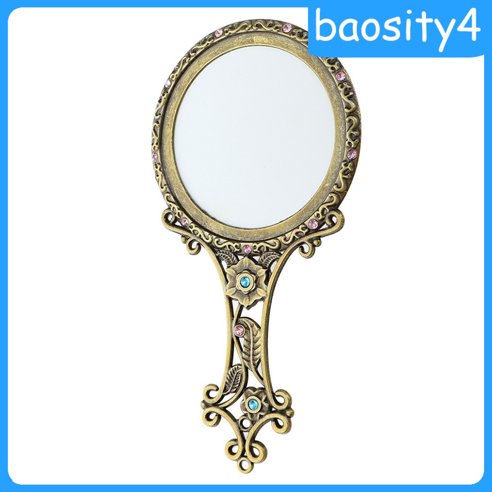 Gương Trang Điểm Cầm Tay Vanity Cổ Điển Cho Salon / Bán Lẻ / Cá Nhân