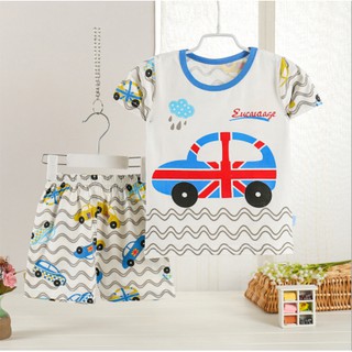 Bộ hè cotton cho bé hình chuột micky