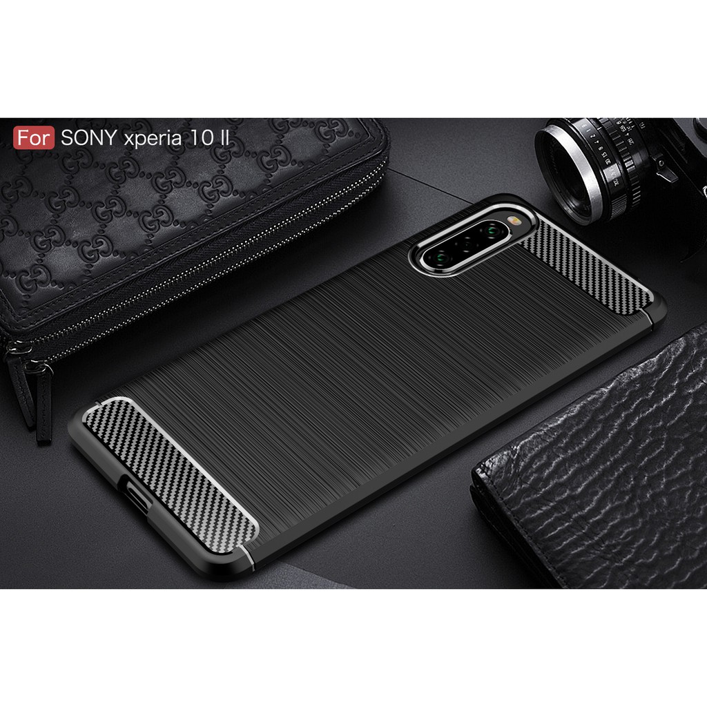 Ốp lưng sợi carbon cho Sony Xperia 10 II