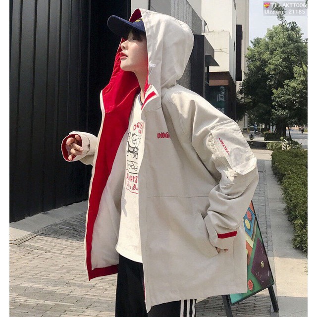 🌵 𝐓𝐡𝐞𝐔𝐥𝐳𝐳𝐚𝐧𝐠 🌵 056 Áo Khoác Kaki Thêu Chữ (Hot Trending) | BigBuy360 - bigbuy360.vn