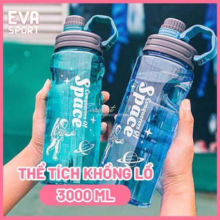 Bình Nước Space Kiểu Thể Thao, Mang Tập Gym, Vận Động, Chống Va Đập, 4 Dung Tích Dễ Lựa Chọn Thời Trang Evasport