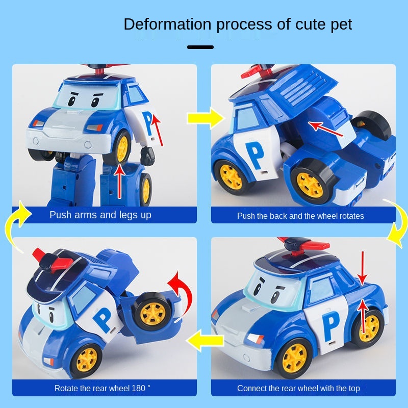 Đồ chơi trẻ em xe cảnh sát POLI biến hình cho bé