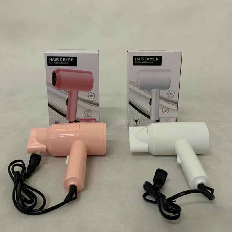 máy sấy tóc hồng - trắng giảm tiếng ồn