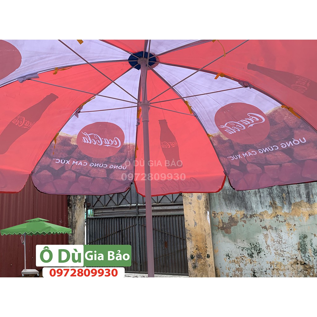 Ô Dù Chính Tâm Quảng Cáo Che Mưa Che Nắng 2M4