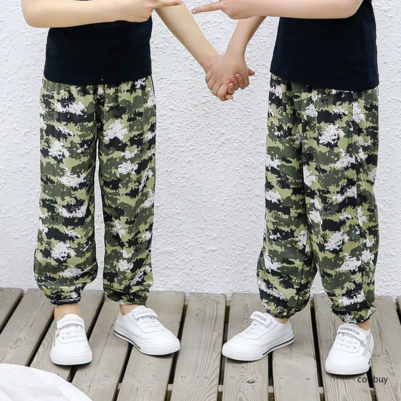 Quần cotton dài họa tiết thời trang xinh xắn nhiều kiểu dành cho bé