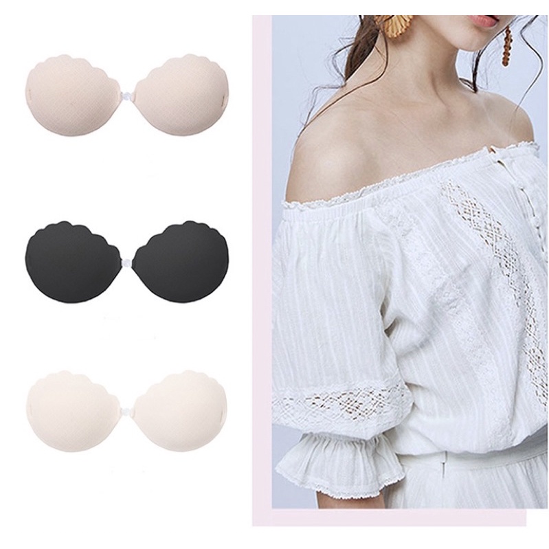 Áo Dán Nâng Ngực Tạo Khe Cài Trước Vỏ Sò Thông Hơi P45