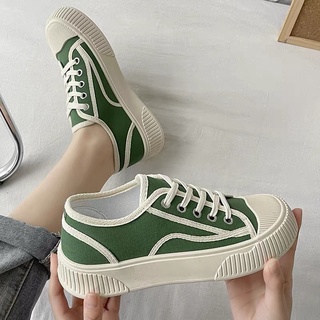 Giày Thể Thao Nữ Siêu Nhẹ Vải canvas