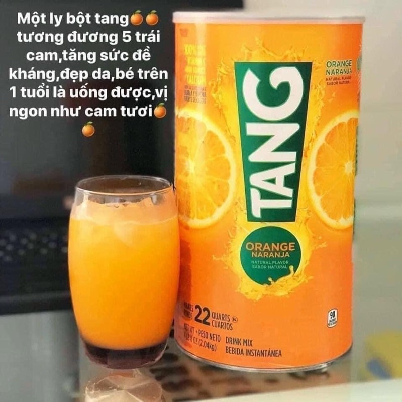 Bột Cam Tang Orange Naranja 2,04kg Nội Địa Mỹ